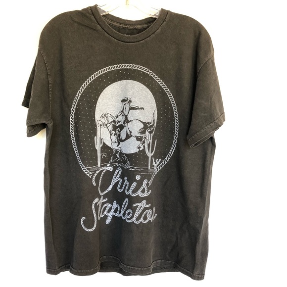 Chris Stapleton Garment Dyed Boyfriend T shirt - Picture 5 of 6